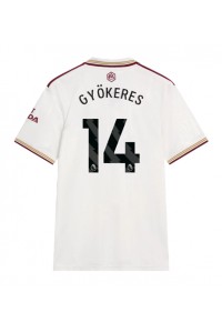 Arsenal Viktor Gyokeres #14 Jalkapallovaatteet Kolmaspaita 2025-26 Lyhythihainen